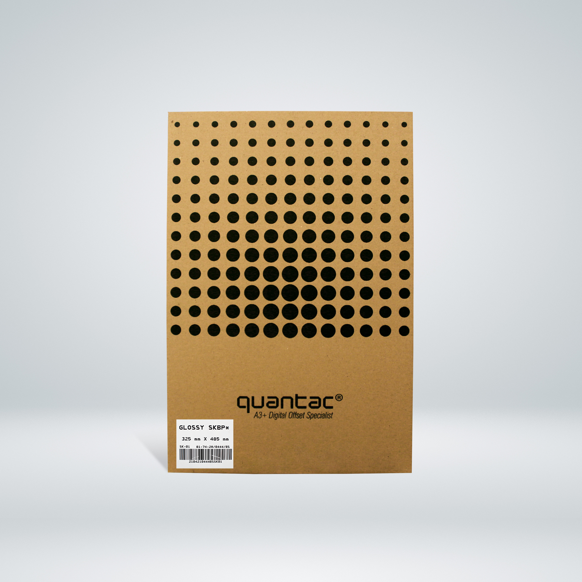 A3+ Sticker QUANTAC® PET Glossy SKBP for Laser Dry Toner