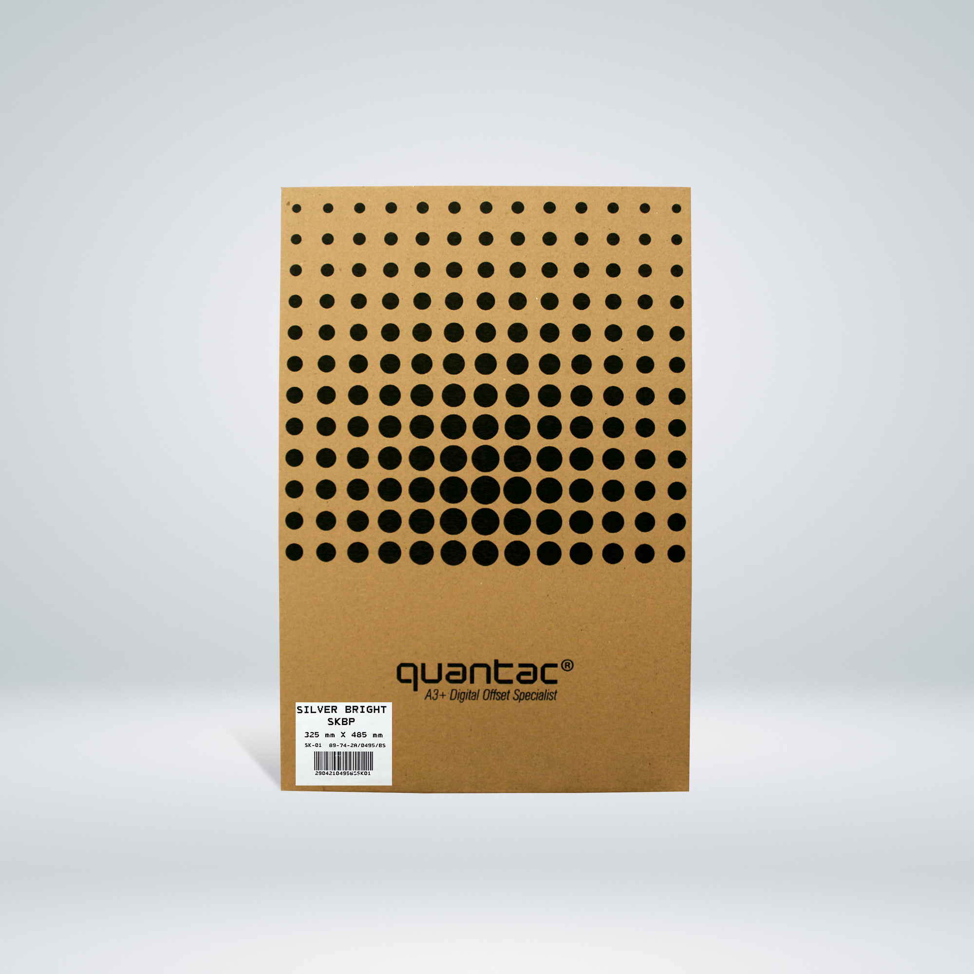 A3+ Sticker QUANTAC® Silver Bright SKBP for Laser Dry Toner