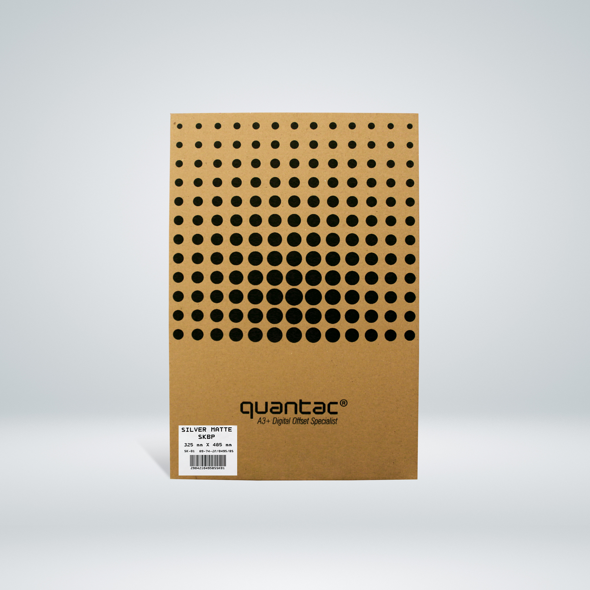 A3+ Sticker QUANTAC® Silver Matte SKBP for Laser Dry Toner